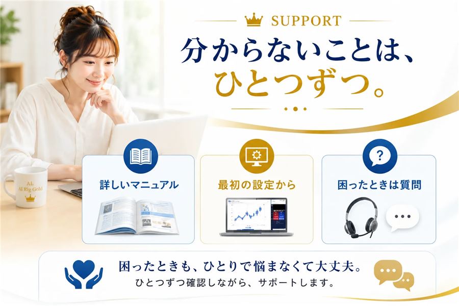 マニュアル・スタートガイド・質問対応のサポート