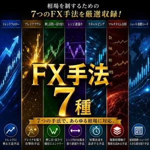 FX7種手法全集の商品画像。7つの手法の種類が並んでいる
