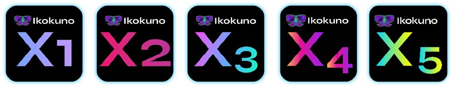 Xシリーズの5本(X1〜X5)