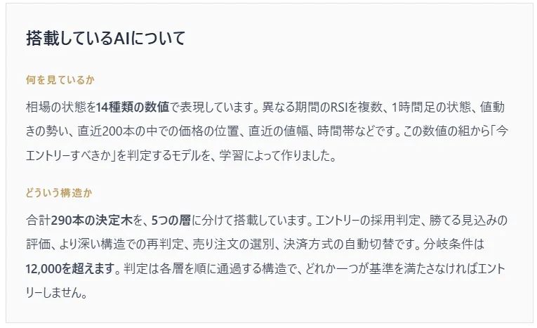 搭載しているAIの中身