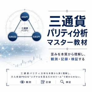 三通貨パリティ分析マスター教材の商品画像