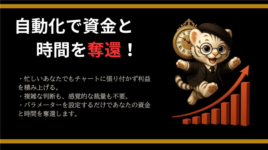 自動化で資金と時間を奪還する