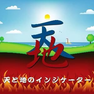 天と地のインジケーターの商品画像